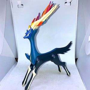 Pokemon Xerneas Action Figure Nintendo / Tomy 2014 Soft plastic
8 1/2" x 5"